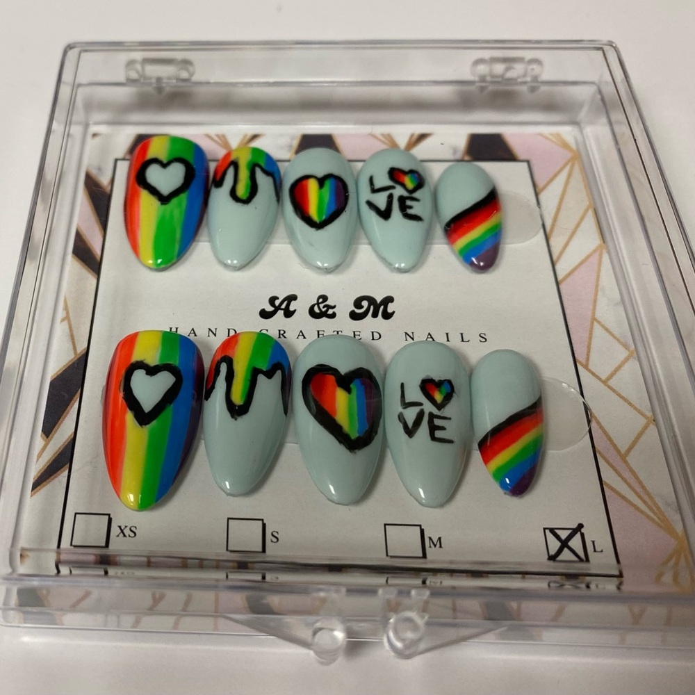 🌈Pride Month press on Nails - Picture 3 of 4